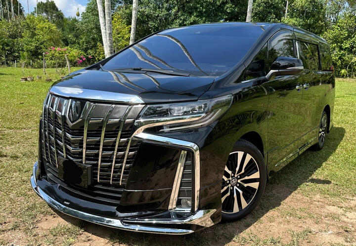 Alphard Spider Black